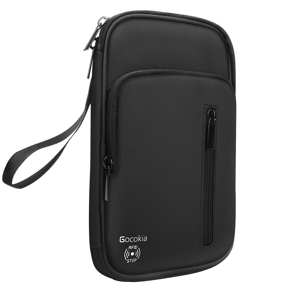 Travel Accessories Wallet - Tas tangan berkapasitas besar dua lapis,