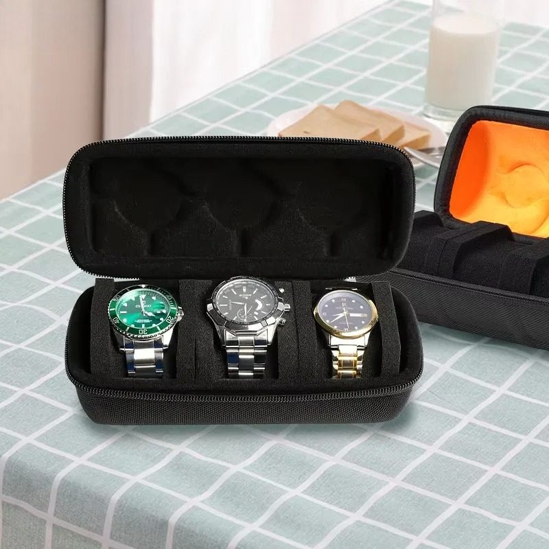 Travel Accessories Jewelry - Kotak Penyimpanan Jam Tangan dengan 3