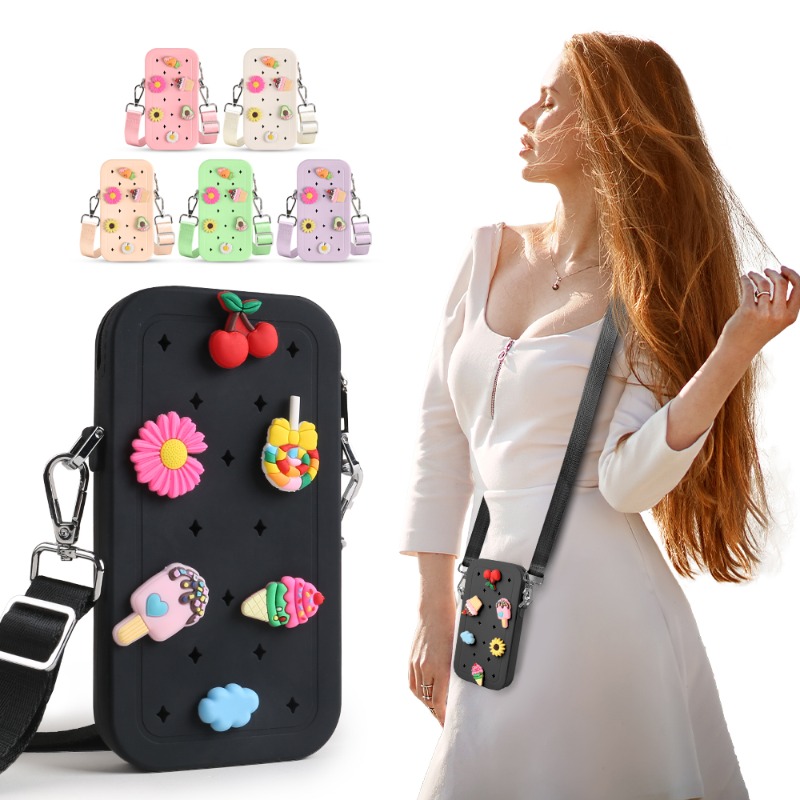 Travel Accessories Organizer Bag - Tas Selempang Silikon Portabel Multifungsi Tas