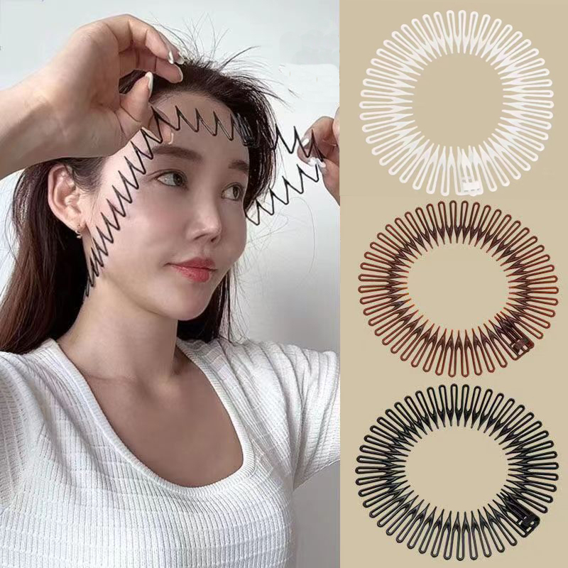 Travel Accessories Aesthetic - Aksesori rambut plastik sisir fleksibel melar