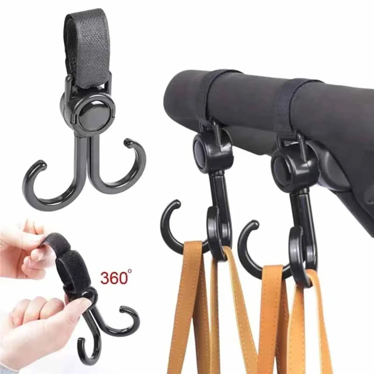 Kait Ganda Dapat Diputar Keret - Travel Accessories Baby ulasan dan harga