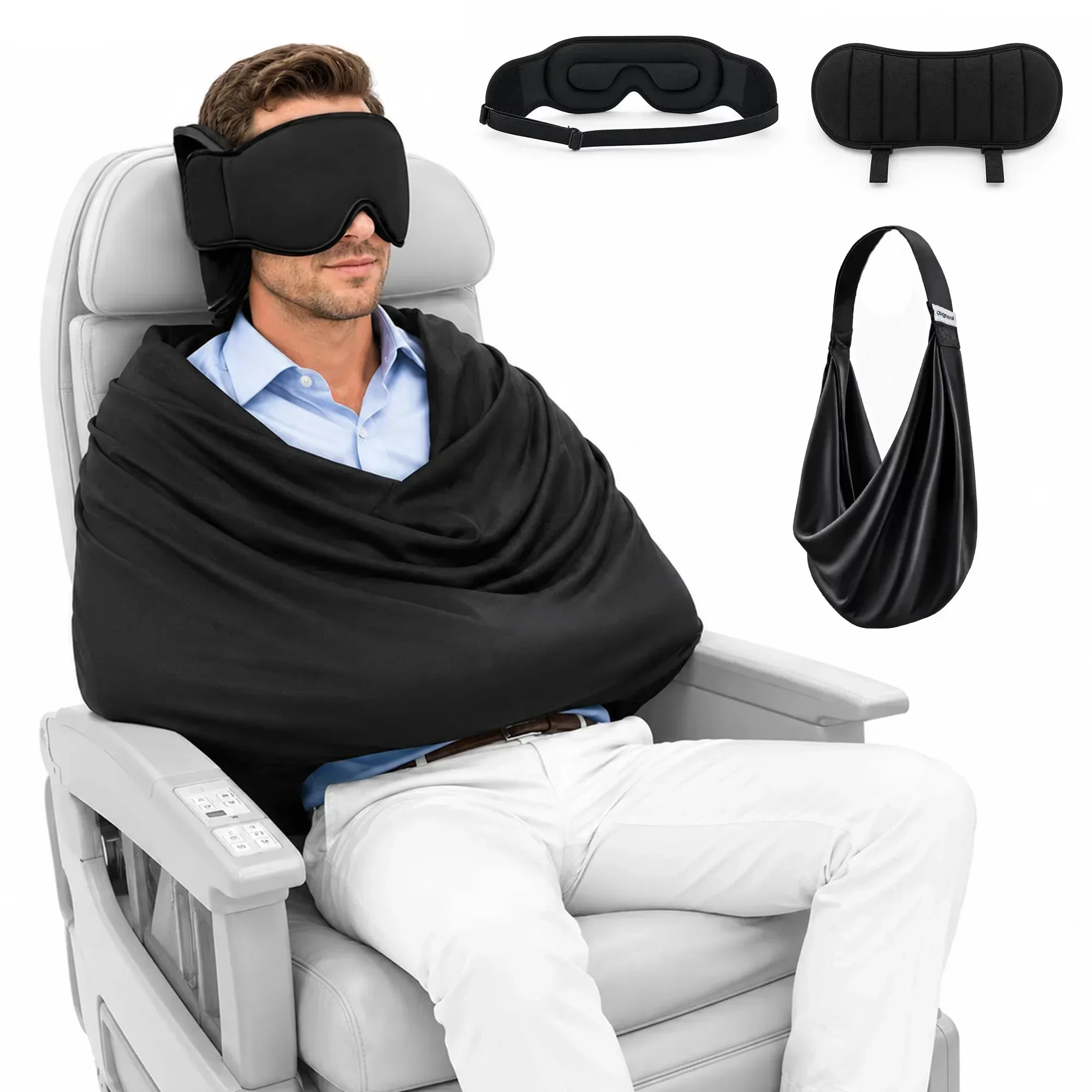 Sistem Penyangga Tidur Pesawat - Travel Accessories Long Flight ulasan dan harga