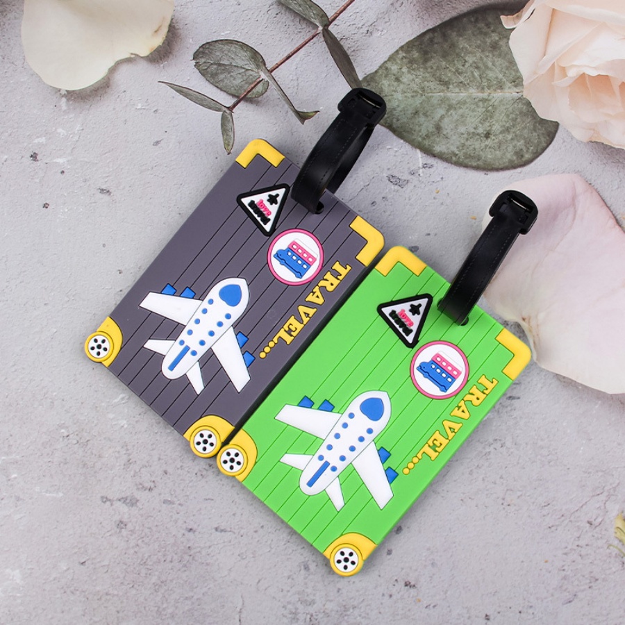 Tag Bagasi PVC Lembut Pola Pes - Travel Accessories India ulasan dan harga