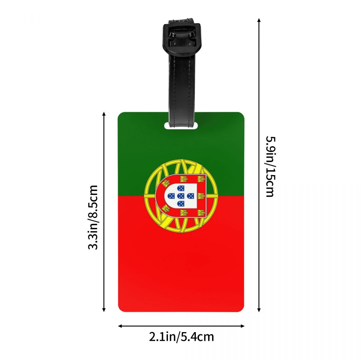 Tag bagasi bendera Portugal un - Luggage Cover Protector ulasan dan harga