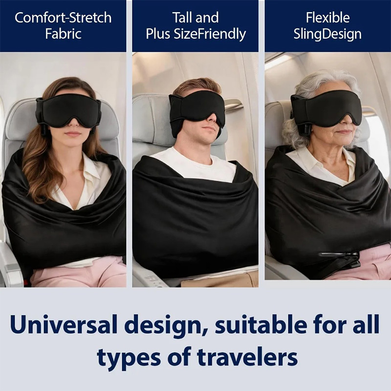 Paket Perlengkapan Tidur Pesaw - Travel Accessories Long Flight ulasan dan harga