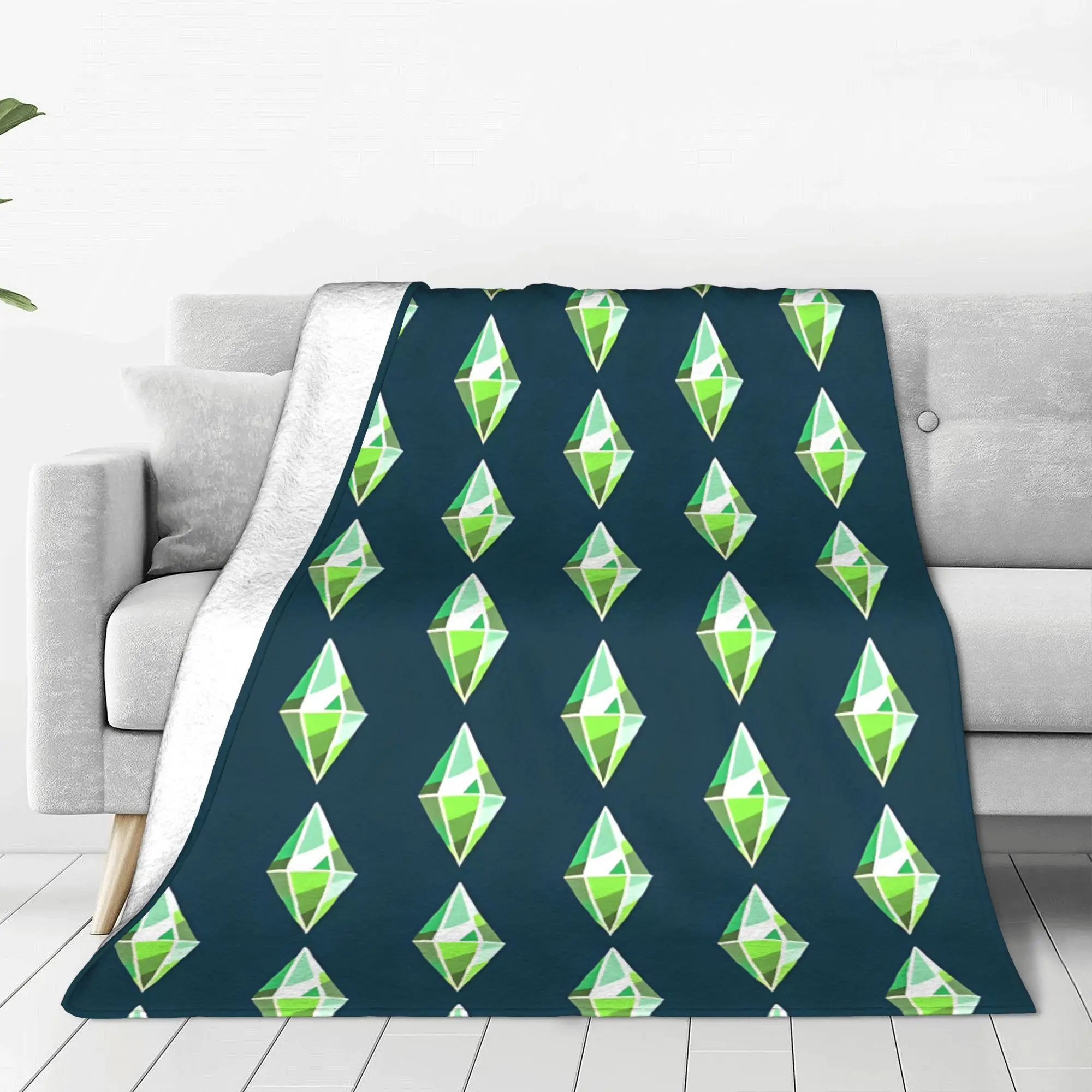 Selimut Pola Berlian Geometris - Travel Accessories Ideas ulasan dan harga